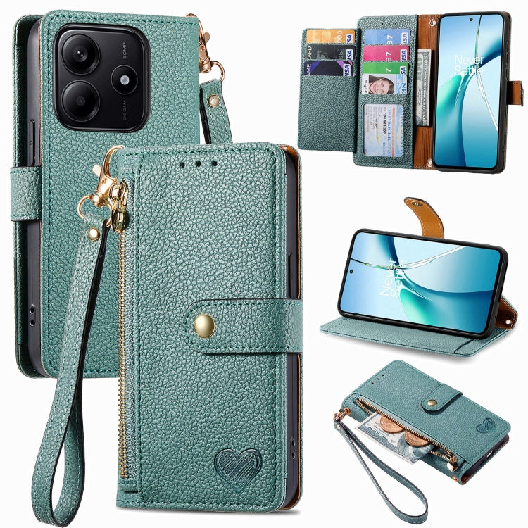 Love Zipper Lanyard Leather Phone Case, For Xiaomi 15, For Xiaomi Redmi Note 14 5G, For Xiaomi Redmi Note 14 Pro+ 5G, For Xiaomi Redmi Note 14 Pro 5G, For Xiaomi Redmi A3 4G, For Xiaomi Redmi Note 13 Pro 4G, For Xiaomi Redmi Note 13 4G                 ...