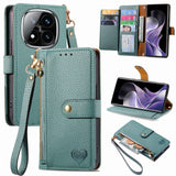 Love Zipper Lanyard Leather Phone Case, For Xiaomi 15, For Xiaomi Redmi Note 14 5G, For Xiaomi Redmi Note 14 Pro+ 5G, For Xiaomi Redmi Note 14 Pro 5G, For Xiaomi Redmi A3 4G, For Xiaomi Redmi Note 13 Pro 4G, For Xiaomi Redmi Note 13 4G                 ...