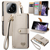 Love Zipper Lanyard Leather Phone Case, For Xiaomi 15, For Xiaomi Redmi Note 14 5G, For Xiaomi Redmi Note 14 Pro+ 5G, For Xiaomi Redmi Note 14 Pro 5G, For Xiaomi Redmi A3 4G, For Xiaomi Redmi Note 13 Pro 4G, For Xiaomi Redmi Note 13 4G                 ...