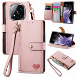 Love Zipper Lanyard Leather Phone Case, For Xiaomi 15, For Xiaomi Redmi Note 14 5G, For Xiaomi Redmi Note 14 Pro+ 5G, For Xiaomi Redmi Note 14 Pro 5G, For Xiaomi Redmi A3 4G, For Xiaomi Redmi Note 13 Pro 4G, For Xiaomi Redmi Note 13 4G                 ...