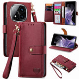 Love Zipper Lanyard Leather Phone Case, For Xiaomi 15, For Xiaomi Redmi Note 14 5G, For Xiaomi Redmi Note 14 Pro+ 5G, For Xiaomi Redmi Note 14 Pro 5G, For Xiaomi Redmi A3 4G, For Xiaomi Redmi Note 13 Pro 4G, For Xiaomi Redmi Note 13 4G                 ...