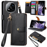 Love Zipper Lanyard Leather Phone Case, For Xiaomi 15, For Xiaomi Redmi Note 14 5G, For Xiaomi Redmi Note 14 Pro+ 5G, For Xiaomi Redmi Note 14 Pro 5G, For Xiaomi Redmi A3 4G, For Xiaomi Redmi Note 13 Pro 4G, For Xiaomi Redmi Note 13 4G                 ...