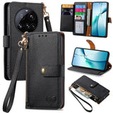 Love Zipper Lanyard Leather Phone Case, For Xiaomi 15T Pro, For Xiaomi 15T, For Redmi Note 14 4G 164.84mm, For Xiaomi 15 Ultra, For Redmi Turbo 4, For Xiaomi Poco X7 Pro, For Redmi Note 14 4G 163.25mm, For Xiaomi 15 Pro