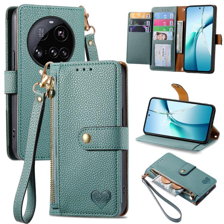 Love Zipper Lanyard Leather Phone Case, For Xiaomi 15T Pro, For Xiaomi 15T, For Redmi Note 14 4G 164.84mm, For Xiaomi 15 Ultra, For Redmi Turbo 4, For Xiaomi Poco X7 Pro, For Redmi Note 14 4G 163.25mm, For Xiaomi 15 Pro