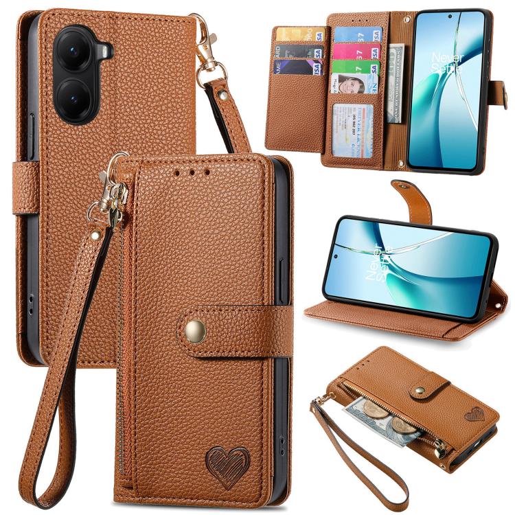 Love Zipper Lanyard Leather Phone Case, For Xiaomi 15T Pro, For Xiaomi 15T, For Redmi Note 14 4G 164.84mm, For Xiaomi 15 Ultra, For Redmi Turbo 4, For Xiaomi Poco X7 Pro, For Redmi Note 14 4G 163.25mm, For Xiaomi 15 Pro