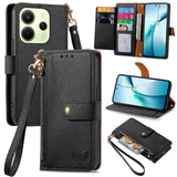 Love Zipper Lanyard Leather Phone Case, For Xiaomi 15T Pro, For Xiaomi 15T, For Redmi Note 14 4G 164.84mm, For Xiaomi 15 Ultra, For Redmi Turbo 4, For Xiaomi Poco X7 Pro, For Redmi Note 14 4G 163.25mm, For Xiaomi 15 Pro