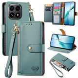 Love Zipper Lanyard Leather Phone Case, For Xiaomi 15T Pro, For Xiaomi 15T, For Redmi Note 14 4G 164.84mm, For Xiaomi 15 Ultra, For Redmi Turbo 4, For Xiaomi Poco X7 Pro, For Redmi Note 14 4G 163.25mm, For Xiaomi 15 Pro