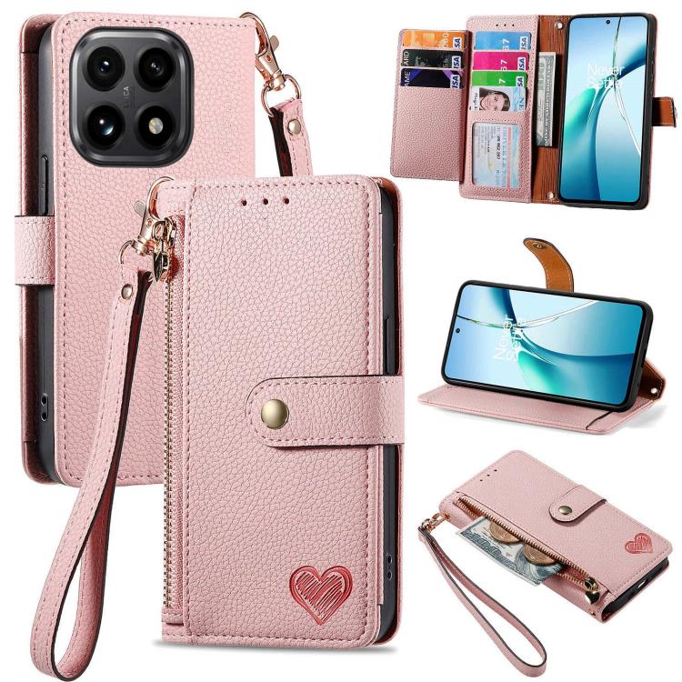 Love Zipper Lanyard Leather Phone Case, For Xiaomi 15T Pro, For Xiaomi 15T, For Redmi Note 14 4G 164.84mm, For Xiaomi 15 Ultra, For Redmi Turbo 4, For Xiaomi Poco X7 Pro, For Redmi Note 14 4G 163.25mm, For Xiaomi 15 Pro