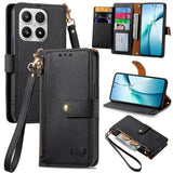 Love Zipper Lanyard Leather Phone Case, For Xiaomi Poco X8 Pro Max 5G, For Xiaomi Poco X8 Pro 5G, For Redmi Turbo 5 Max 5G, For Redmi Turbo 5 5G, For Xiaomi 17 Pro Max, For Xiaomi 17 Pro, For Xiaomi 17, For Xiaomi Poco M7 4G 169mm