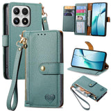 Love Zipper Lanyard Leather Phone Case, For Xiaomi Poco X8 Pro Max 5G, For Xiaomi Poco X8 Pro 5G, For Redmi Turbo 5 Max 5G, For Redmi Turbo 5 5G, For Xiaomi 17 Pro Max, For Xiaomi 17 Pro, For Xiaomi 17, For Xiaomi Poco M7 4G 169mm