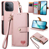 Love Zipper Lanyard Leather Phone Case, For Xiaomi 14 Ultra, For Xiaomi Redmi Note 13 5G, For Xiaomi Redmi Note 13 Pro 5G, For Xiaomi 13T, For Xiaomi 13 Lite, For Redmi 15C 5G / 4G Glodal 171mm