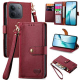 Love Zipper Lanyard Leather Phone Case, For Xiaomi 14 Ultra, For Xiaomi Redmi Note 13 5G, For Xiaomi Redmi Note 13 Pro 5G, For Xiaomi 13T, For Xiaomi 13 Lite, For Redmi 15C 5G / 4G Glodal 171mm