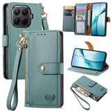 Love Zipper Lanyard Leather Phone Case, For Xiaomi 15T Pro, For Xiaomi 15T, For Redmi Note 14 4G 164.84mm, For Xiaomi 15 Ultra, For Redmi Turbo 4, For Xiaomi Poco X7 Pro, For Redmi Note 14 4G 163.25mm, For Xiaomi 15 Pro