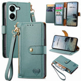 Love Zipper Lanyard Leather Phone Case, For Xiaomi Poco X8 Pro Max 5G, For Xiaomi Poco X8 Pro 5G, For Redmi Turbo 5 Max 5G, For Redmi Turbo 5 5G, For Xiaomi 17 Pro Max, For Xiaomi 17 Pro, For Xiaomi 17, For Xiaomi Poco M7 4G 169mm