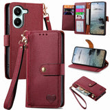Love Zipper Lanyard Leather Phone Case, For Xiaomi Poco X8 Pro Max 5G, For Xiaomi Poco X8 Pro 5G, For Redmi Turbo 5 Max 5G, For Redmi Turbo 5 5G, For Xiaomi 17 Pro Max, For Xiaomi 17 Pro, For Xiaomi 17, For Xiaomi Poco M7 4G 169mm