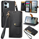 Love Zipper Lanyard Leather Phone Case, For Xiaomi Poco X8 Pro Max 5G, For Xiaomi Poco X8 Pro 5G, For Redmi Turbo 5 Max 5G, For Redmi Turbo 5 5G, For Xiaomi 17 Pro Max, For Xiaomi 17 Pro, For Xiaomi 17, For Xiaomi Poco M7 4G 169mm