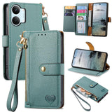 Love Zipper Lanyard Leather Phone Case, For Xiaomi Poco X8 Pro Max 5G, For Xiaomi Poco X8 Pro 5G, For Redmi Turbo 5 Max 5G, For Redmi Turbo 5 5G, For Xiaomi 17 Pro Max, For Xiaomi 17 Pro, For Xiaomi 17, For Xiaomi Poco M7 4G 169mm