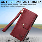 Love Zipper Lanyard Leather Phone Case, For Xiaomi Poco X8 Pro Max 5G, For Xiaomi Poco X8 Pro 5G, For Redmi Turbo 5 Max 5G, For Redmi Turbo 5 5G, For Xiaomi 17 Pro Max, For Xiaomi 17 Pro, For Xiaomi 17, For Xiaomi Poco M7 4G 169mm
