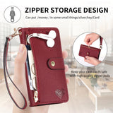 Love Zipper Lanyard Leather Phone Case, For Xiaomi 14 Ultra, For Xiaomi Redmi Note 13 5G, For Xiaomi Redmi Note 13 Pro 5G, For Xiaomi 13T, For Xiaomi 13 Lite, For Redmi 15C 5G / 4G Glodal 171mm