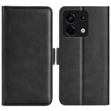 Dual-side Magnetic Buckle Horizontal Flip Leather Phone Case, For Xiaomi Redmi 13C 4G, For Xiaomi Redmi Note 13 Pro+, For Xiaomi Redmi Note 13 Pro 5G, For Xiaomi 13T, For Redmi Note 17 Pro Max 5G Global 163mm, For Redmi A7 Pro 171mm / Poco C85x 5G     ...