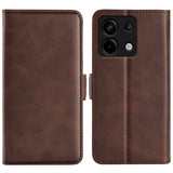 Dual-side Magnetic Buckle Horizontal Flip Leather Phone Case, For Xiaomi Redmi 13C 4G, For Xiaomi Redmi Note 13 Pro+, For Xiaomi Redmi Note 13 Pro 5G, For Xiaomi 13T, For Redmi Note 17 Pro Max 5G Global 163mm, For Redmi A7 Pro 171mm / Poco C85x 5G     ...