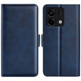 Dual-side Magnetic Buckle Horizontal Flip Leather Phone Case, For Xiaomi Redmi 13C 4G, For Xiaomi Redmi Note 13 Pro+, For Xiaomi Redmi Note 13 Pro 5G, For Xiaomi 13T, For Redmi Note 17 Pro Max 5G Global 163mm, For Redmi A7 Pro 171mm / Poco C85x 5G     ...