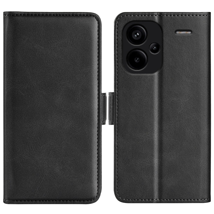 Dual-side Magnetic Buckle Horizontal Flip Leather Phone Case, For Xiaomi Redmi 13C 4G, For Xiaomi Redmi Note 13 Pro+, For Xiaomi Redmi Note 13 Pro 5G, For Xiaomi 13T, For Redmi Note 17 Pro Max 5G Global 163mm, For Redmi A7 Pro 171mm / Poco C85x 5G     ...