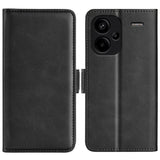 Dual-side Magnetic Buckle Horizontal Flip Leather Phone Case, For Xiaomi Redmi 13C 4G, For Xiaomi Redmi Note 13 Pro+, For Xiaomi Redmi Note 13 Pro 5G, For Xiaomi 13T, For Redmi Note 17 Pro Max 5G Global 163mm, For Redmi A7 Pro 171mm / Poco C85x 5G     ...