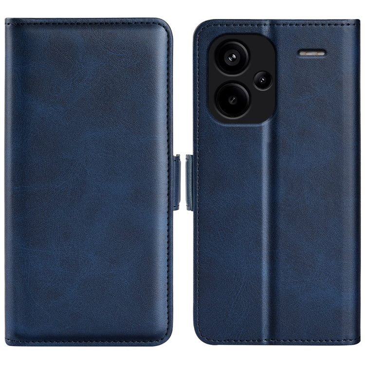 Dual-side Magnetic Buckle Horizontal Flip Leather Phone Case, For Xiaomi Redmi 13C 4G, For Xiaomi Redmi Note 13 Pro+, For Xiaomi Redmi Note 13 Pro 5G, For Xiaomi 13T, For Redmi Note 17 Pro Max 5G Global 163mm, For Redmi A7 Pro 171mm / Poco C85x 5G     ...