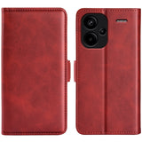 Dual-side Magnetic Buckle Horizontal Flip Leather Phone Case, For Xiaomi Redmi 13C 4G, For Xiaomi Redmi Note 13 Pro+, For Xiaomi Redmi Note 13 Pro 5G, For Xiaomi 13T, For Redmi Note 17 Pro Max 5G Global 163mm, For Redmi A7 Pro 171mm / Poco C85x 5G     ...