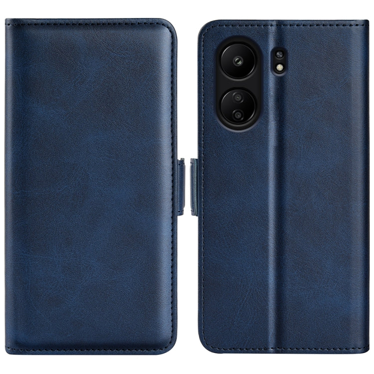 Dual-side Magnetic Buckle Horizontal Flip Leather Phone Case, For Xiaomi Redmi 13C 4G, For Xiaomi Redmi Note 13 Pro+, For Xiaomi Redmi Note 13 Pro 5G, For Xiaomi 13T, For Redmi Note 17 Pro Max 5G Global 163mm, For Redmi A7 Pro 171mm / Poco C85x 5G     ...