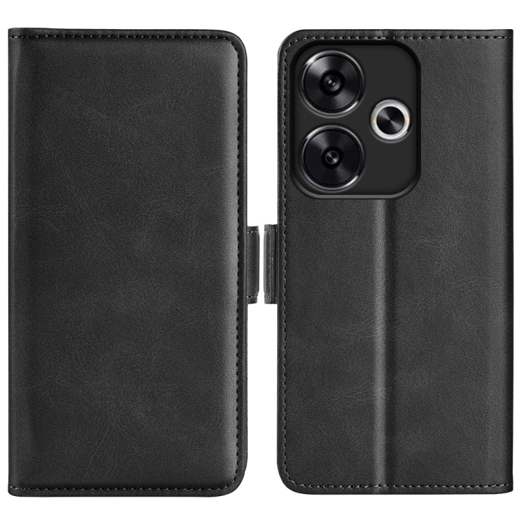 Dual-side Magnetic Buckle Horizontal Flip Leather Phone Case, For Xiaomi Redmi Note 14 5G, For Xiaomi Redmi Note 14 Pro+, For Xiaomi Redmi Note 14 Pro 5G, For Xiaomi 14T Pro, For Xiaomi 14T, For Xiaomi Redmi 14C 4G, For Xiaomi Redmi K70 Ultra          ...