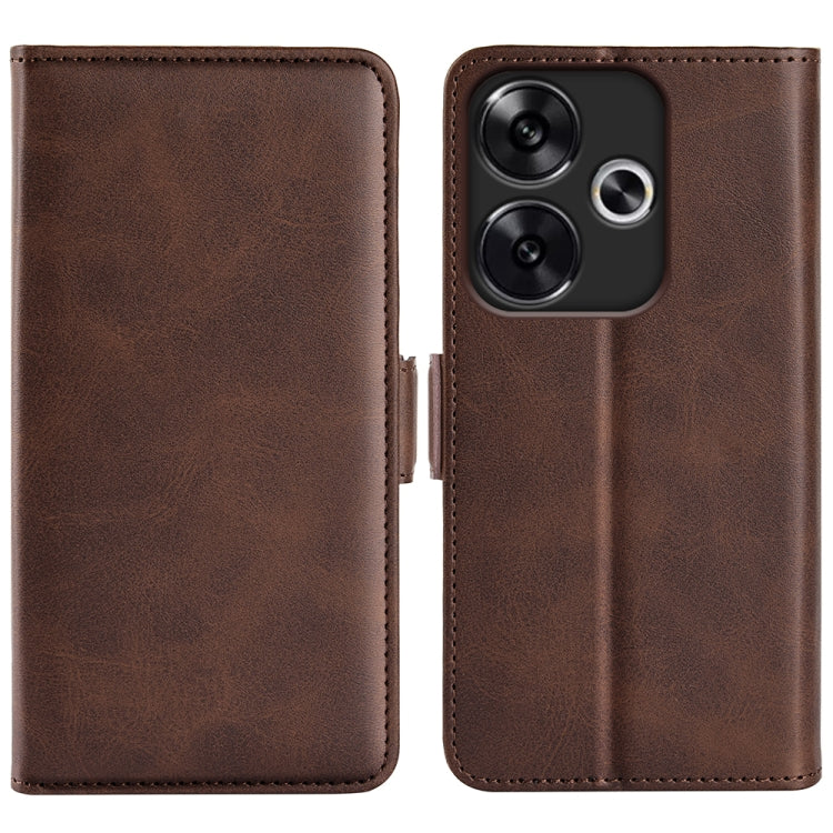 Dual-side Magnetic Buckle Horizontal Flip Leather Phone Case, For Xiaomi Redmi Note 14 5G, For Xiaomi Redmi Note 14 Pro+, For Xiaomi Redmi Note 14 Pro 5G, For Xiaomi 14T Pro, For Xiaomi 14T, For Xiaomi Redmi 14C 4G, For Xiaomi Redmi K70 Ultra          ...