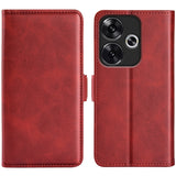 Dual-side Magnetic Buckle Horizontal Flip Leather Phone Case, For Xiaomi Redmi Note 14 5G, For Xiaomi Redmi Note 14 Pro+, For Xiaomi Redmi Note 14 Pro 5G, For Xiaomi 14T Pro, For Xiaomi 14T, For Xiaomi Redmi 14C 4G, For Xiaomi Redmi K70 Ultra          ...