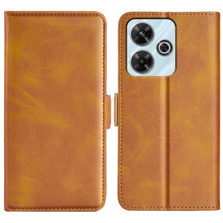 Dual-side Magnetic Buckle Horizontal Flip Leather Phone Case, For Xiaomi Redmi Note 14 5G, For Xiaomi Redmi Note 14 Pro+, For Xiaomi Redmi Note 14 Pro 5G, For Xiaomi 14T Pro, For Xiaomi 14T, For Xiaomi Redmi 14C 4G, For Xiaomi Redmi K70 Ultra          ...