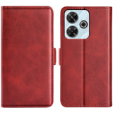 Dual-side Magnetic Buckle Horizontal Flip Leather Phone Case, For Xiaomi Redmi Note 14 5G, For Xiaomi Redmi Note 14 Pro+, For Xiaomi Redmi Note 14 Pro 5G, For Xiaomi 14T Pro, For Xiaomi 14T, For Xiaomi Redmi 14C 4G, For Xiaomi Redmi K70 Ultra          ...