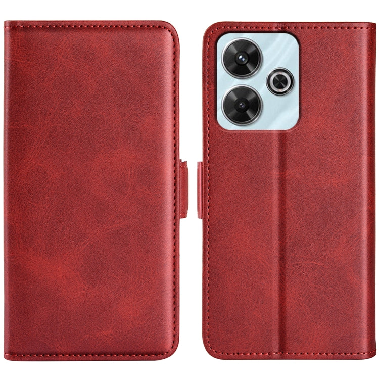 Dual-side Magnetic Buckle Horizontal Flip Leather Phone Case, For Xiaomi Redmi Note 14 5G, For Xiaomi Redmi Note 14 Pro+, For Xiaomi Redmi Note 14 Pro 5G, For Xiaomi 14T Pro, For Xiaomi 14T, For Xiaomi Redmi 14C 4G, For Xiaomi Redmi K70 Ultra          ...