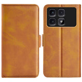 Dual-side Magnetic Buckle Horizontal Flip Leather Phone Case, For Xiaomi Redmi Note 14 5G, For Xiaomi Redmi Note 14 Pro+, For Xiaomi Redmi Note 14 Pro 5G, For Xiaomi 14T Pro, For Xiaomi 14T, For Xiaomi Redmi 14C 4G, For Xiaomi Redmi K70 Ultra          ...