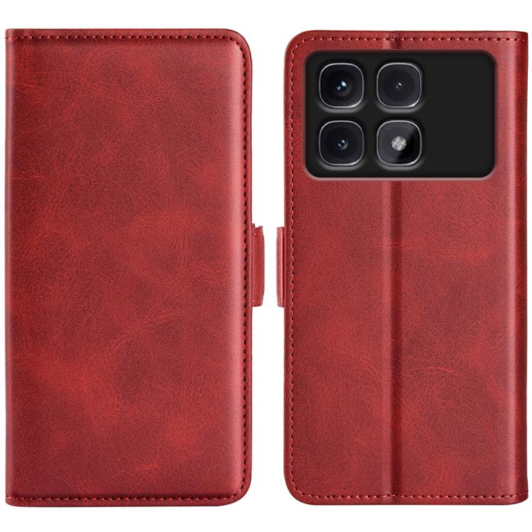 Dual-side Magnetic Buckle Horizontal Flip Leather Phone Case, For Xiaomi Redmi Note 14 5G, For Xiaomi Redmi Note 14 Pro+, For Xiaomi Redmi Note 14 Pro 5G, For Xiaomi 14T Pro, For Xiaomi 14T, For Xiaomi Redmi 14C 4G, For Xiaomi Redmi K70 Ultra          ...