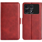 Dual-side Magnetic Buckle Horizontal Flip Leather Phone Case, For Xiaomi Redmi Note 14 5G, For Xiaomi Redmi Note 14 Pro+, For Xiaomi Redmi Note 14 Pro 5G, For Xiaomi 14T Pro, For Xiaomi 14T, For Xiaomi Redmi 14C 4G, For Xiaomi Redmi K70 Ultra          ...