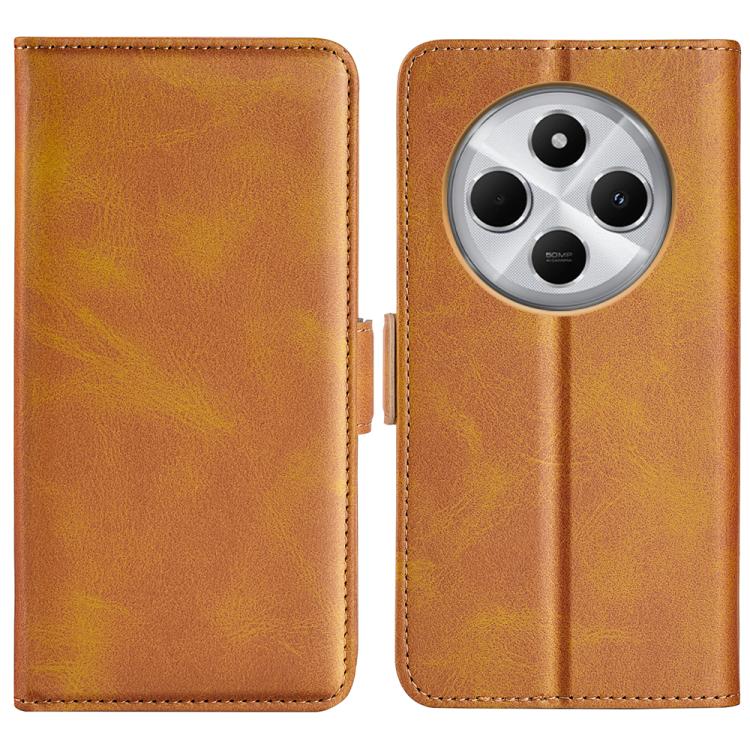 Dual-side Magnetic Buckle Horizontal Flip Leather Phone Case, For Xiaomi Redmi Note 14 5G, For Xiaomi Redmi Note 14 Pro+, For Xiaomi Redmi Note 14 Pro 5G, For Xiaomi 14T Pro, For Xiaomi 14T, For Xiaomi Redmi 14C 4G, For Xiaomi Redmi K70 Ultra          ...