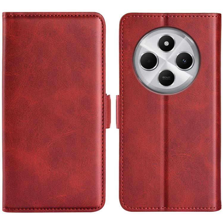 Dual-side Magnetic Buckle Horizontal Flip Leather Phone Case, For Xiaomi Redmi Note 14 5G, For Xiaomi Redmi Note 14 Pro+, For Xiaomi Redmi Note 14 Pro 5G, For Xiaomi 14T Pro, For Xiaomi 14T, For Xiaomi Redmi 14C 4G, For Xiaomi Redmi K70 Ultra          ...