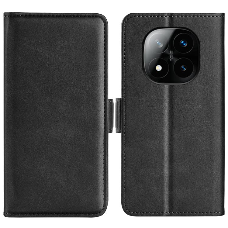 Dual-side Magnetic Buckle Horizontal Flip Leather Phone Case, For Xiaomi Redmi Note 14 5G, For Xiaomi Redmi Note 14 Pro+, For Xiaomi Redmi Note 14 Pro 5G, For Xiaomi 14T Pro, For Xiaomi 14T, For Xiaomi Redmi 14C 4G, For Xiaomi Redmi K70 Ultra          ...