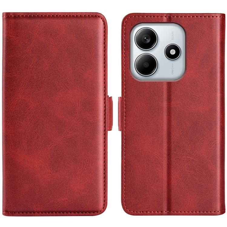 Dual-side Magnetic Buckle Horizontal Flip Leather Phone Case, For Redmi Note 14 4G 163.25mm, For Xiaomi 15 Pro, For Xiaomi 15, For Xiaomi Redmi Note 14 5G, For Xiaomi Redmi Note 14 Pro+, For Xiaomi Redmi Note 14 Pro 5G, For Xiaomi 14T Pro, For Xiaomi 1...