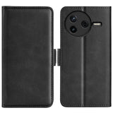 Dual-side Magnetic Buckle Horizontal Flip Leather Phone Case, For Redmi K80 / Poco F7 Pro