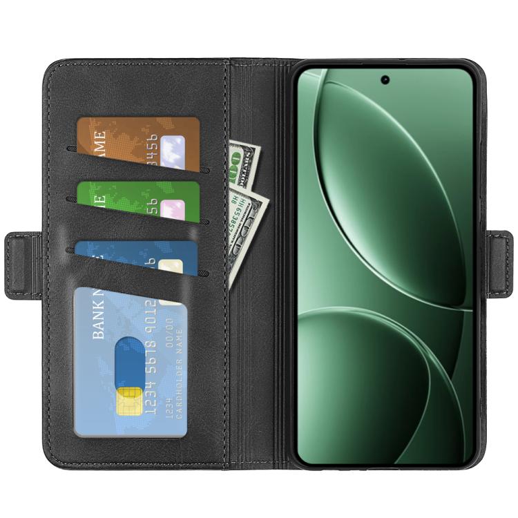 Dual-side Magnetic Buckle Horizontal Flip Leather Phone Case, For Redmi K80 / Poco F7 Pro