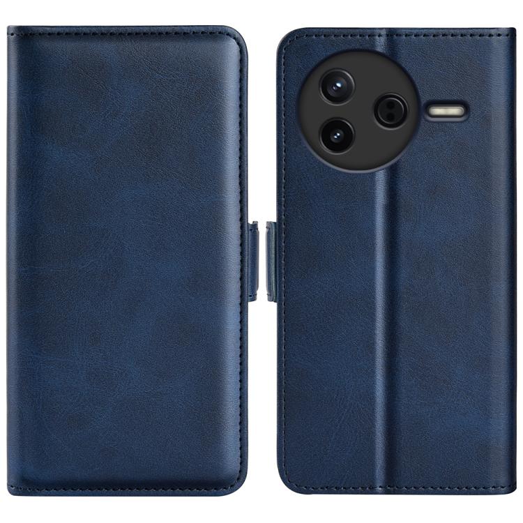 Dual-side Magnetic Buckle Horizontal Flip Leather Phone Case, For Redmi K80 / Poco F7 Pro