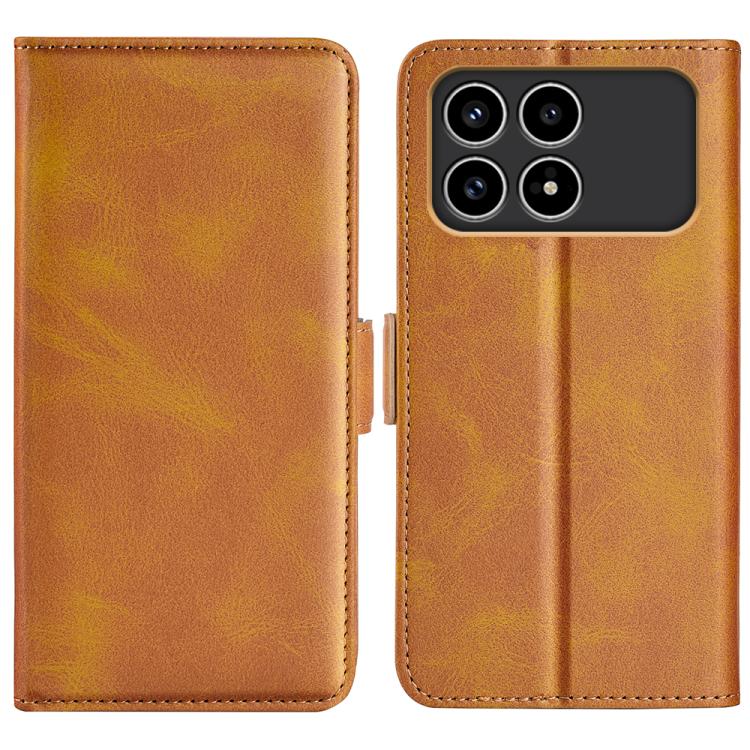 Dual-side Magnetic Buckle Horizontal Flip Leather Phone Case, For Redmi Note 15 4G / 5G Global 164mm, For Xiaomi Poco F8 Ultra 5G, For Xiaomi Poco F8 Pro 5G, For Redmi K80 Pro / Poco F7 Ultra, For Redmi K80 / Poco F7 Pro
