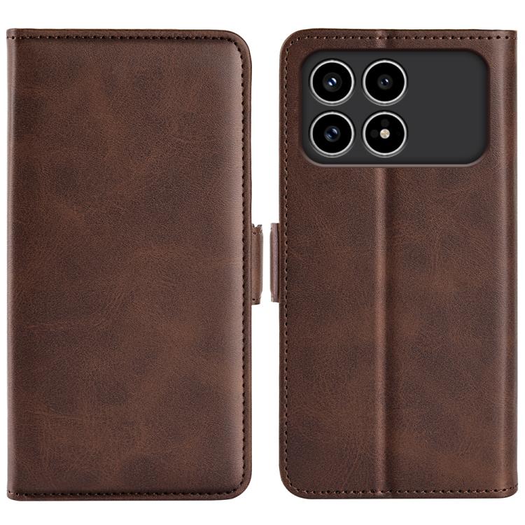 Dual-side Magnetic Buckle Horizontal Flip Leather Phone Case, For Xiaomi 13T, For Redmi A7 Pro 171mm / Poco C85x 5G, For Redmi Turbo 5 Max / Poco X8 Pro Max, For Redmi Turbo 5 5G / Poco X8 Pro 5G, For Redmi Note 15 Pro+ Global 163.3mm                  ...