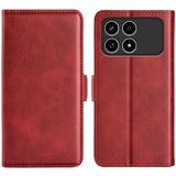 Dual-side Magnetic Buckle Horizontal Flip Leather Phone Case, For Redmi Note 15 4G / 5G Global 164mm, For Xiaomi Poco F8 Ultra 5G, For Xiaomi Poco F8 Pro 5G, For Redmi K80 Pro / Poco F7 Ultra, For Redmi K80 / Poco F7 Pro